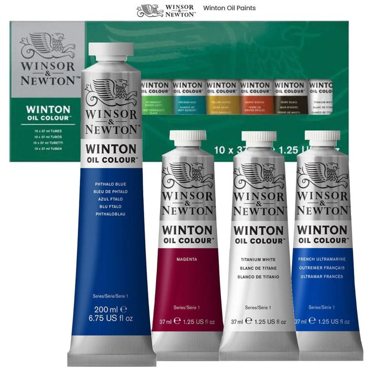 WINSOR & NEWTON WINTON OIL PAINTS AND SETS