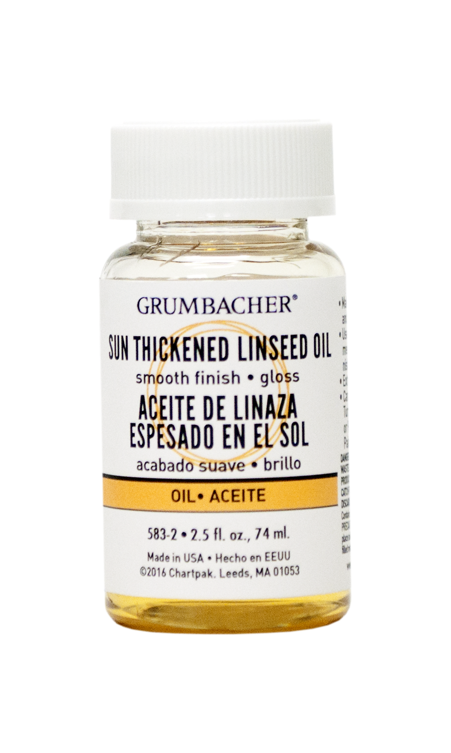 GRUMBACHER Sun Thick Linseed Oil 2-1/2oz