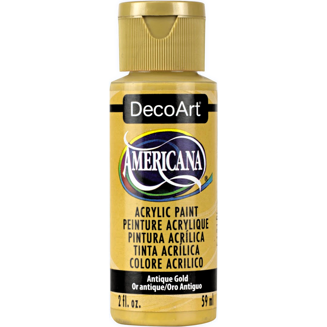 DECO ART AMERICANA ACRYLIC 2OZ ANTIQUE GOLD 2OZ