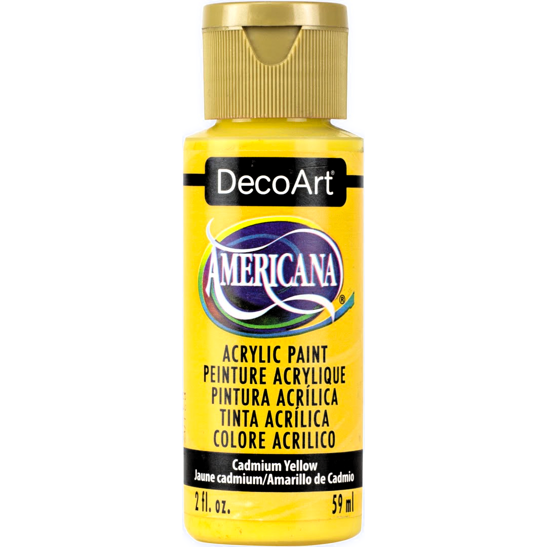 DECO ART AMERICANA ACRYLIC 2OZ CADMIUM YELLOW HUE (TRANSPARENT)