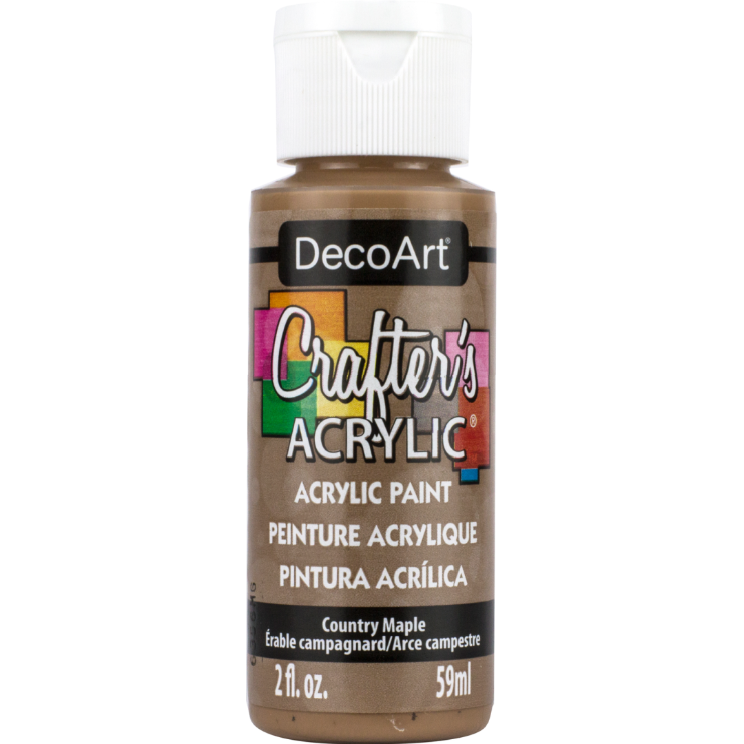 DECO ART CRAFTERS ACRYLIC 2OZ COUNTRY MAPPLE