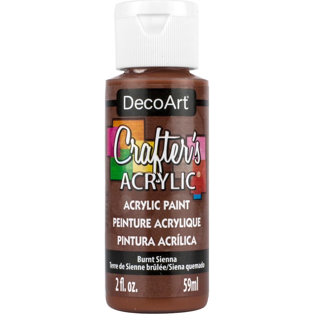 DECO ART CRAFTERS ACRYLIC 2OZ BURNT SIENNA