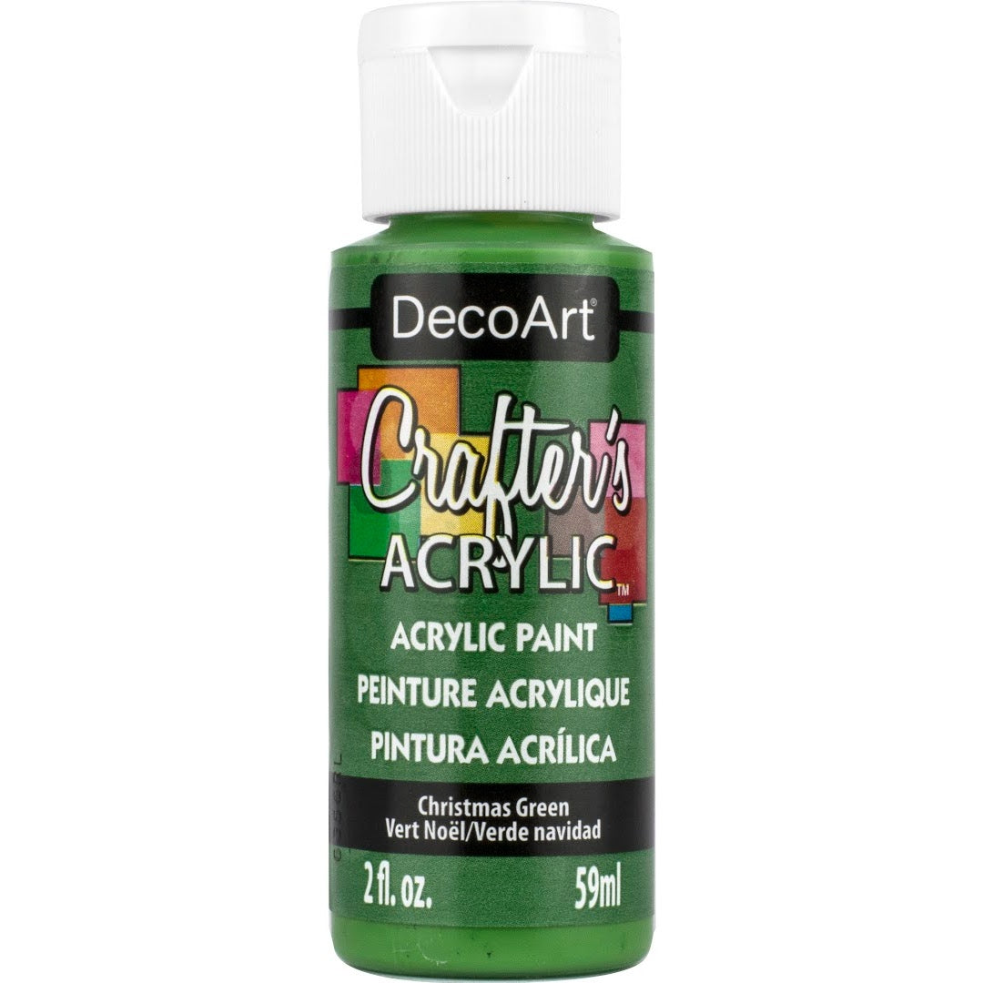 DECO ART CRAFTERS ACRYLIC CHRISTMAS GREEN 2OZ