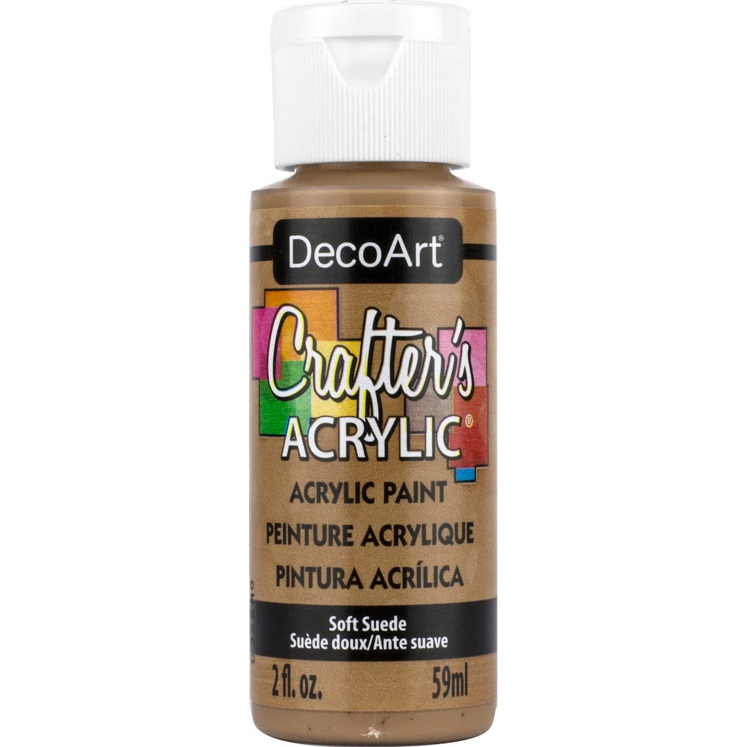 DECO ART CRAFTERS ACRYLIC SOFT SUEDE 2OZ