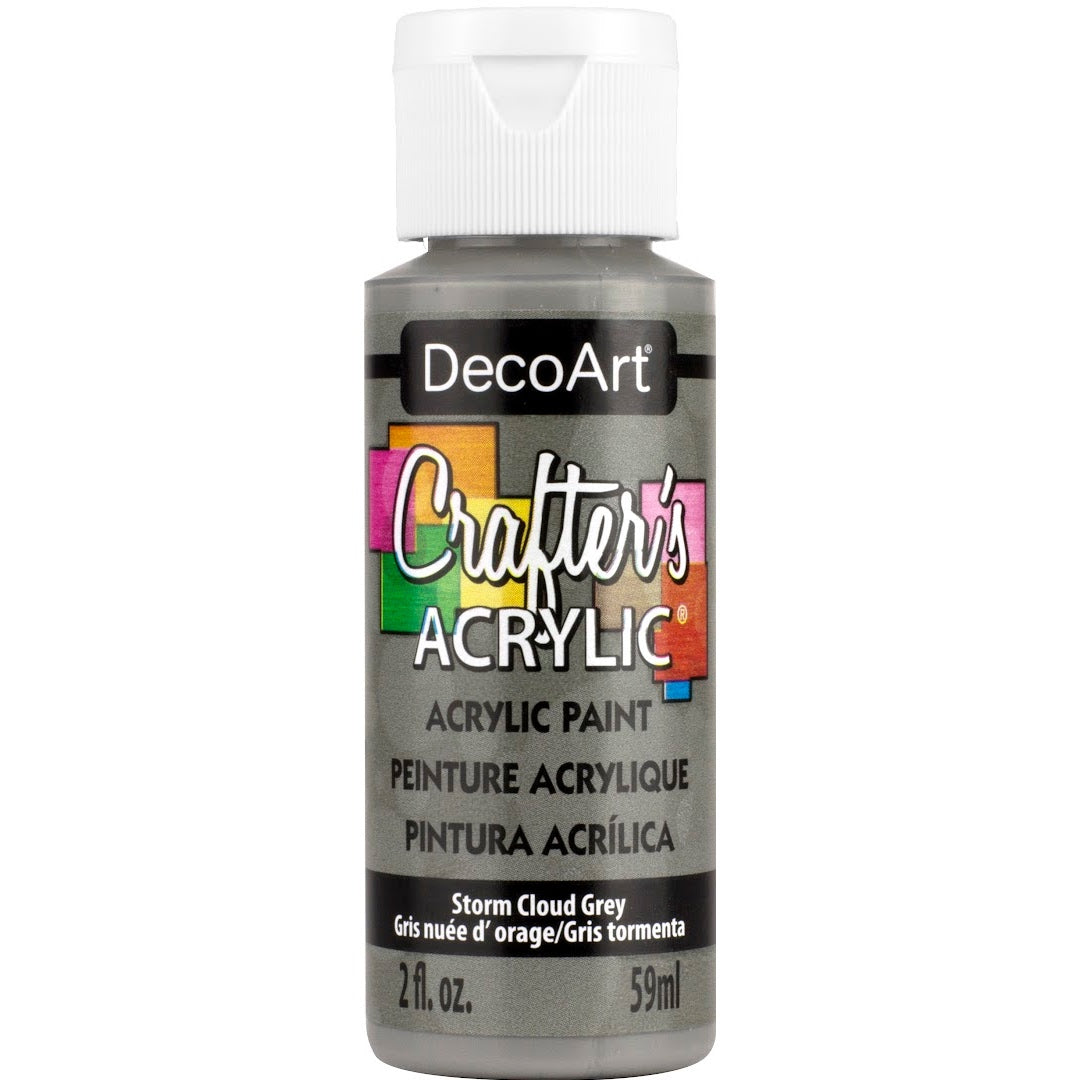 DECO ART CRAFTERS ACRYLIC STORM CLOUD GREY G2OZ