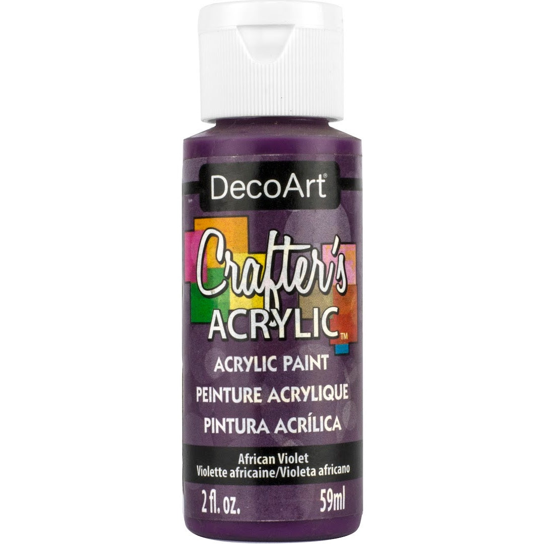 DECO ART CRAFTERS ACRYLIC AFRICAN VIOLET 2OZ
