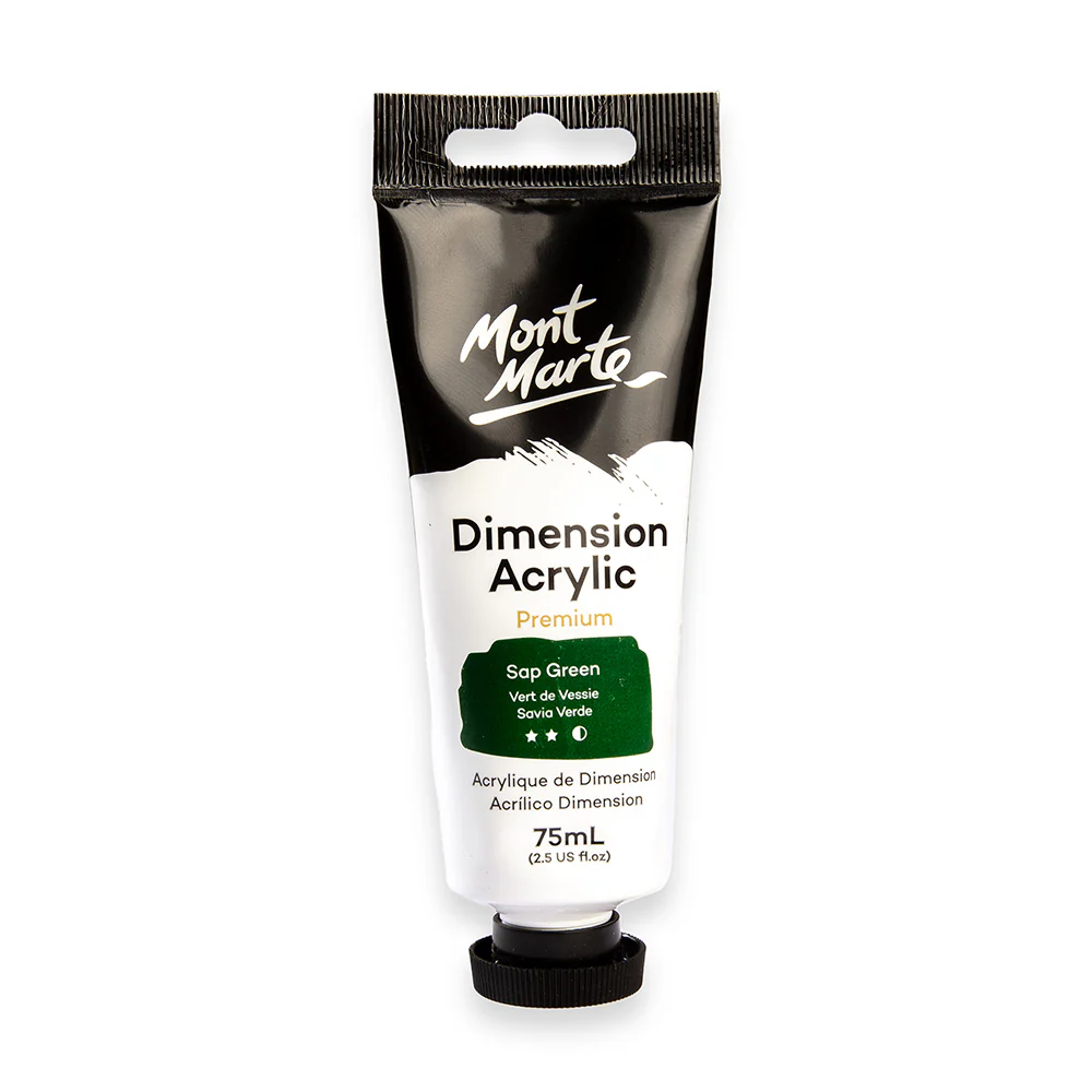 MONT MARTE DIMENSIONS ACRYLICS 75ML - Sap Green