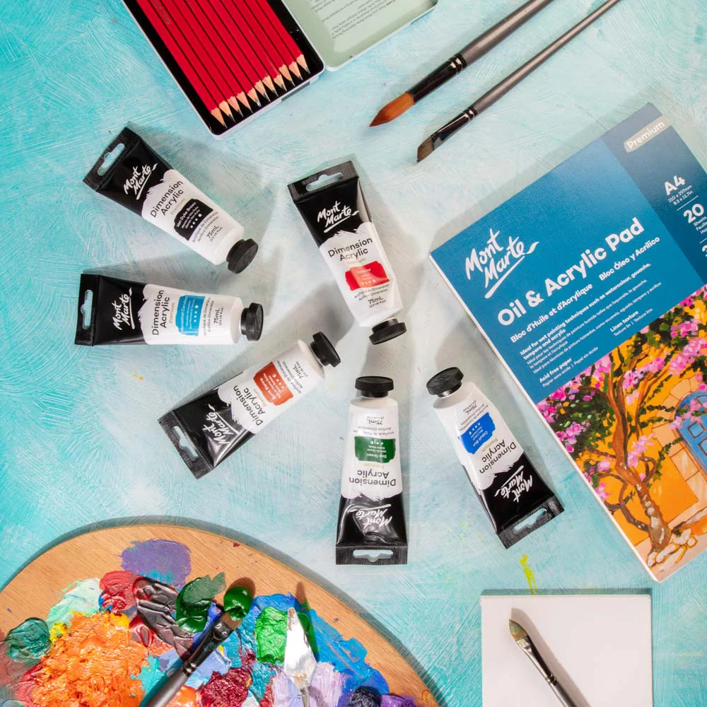 MONT MARTE DIMENSIONS ACRYLICS 75ML - Burnt Sienna