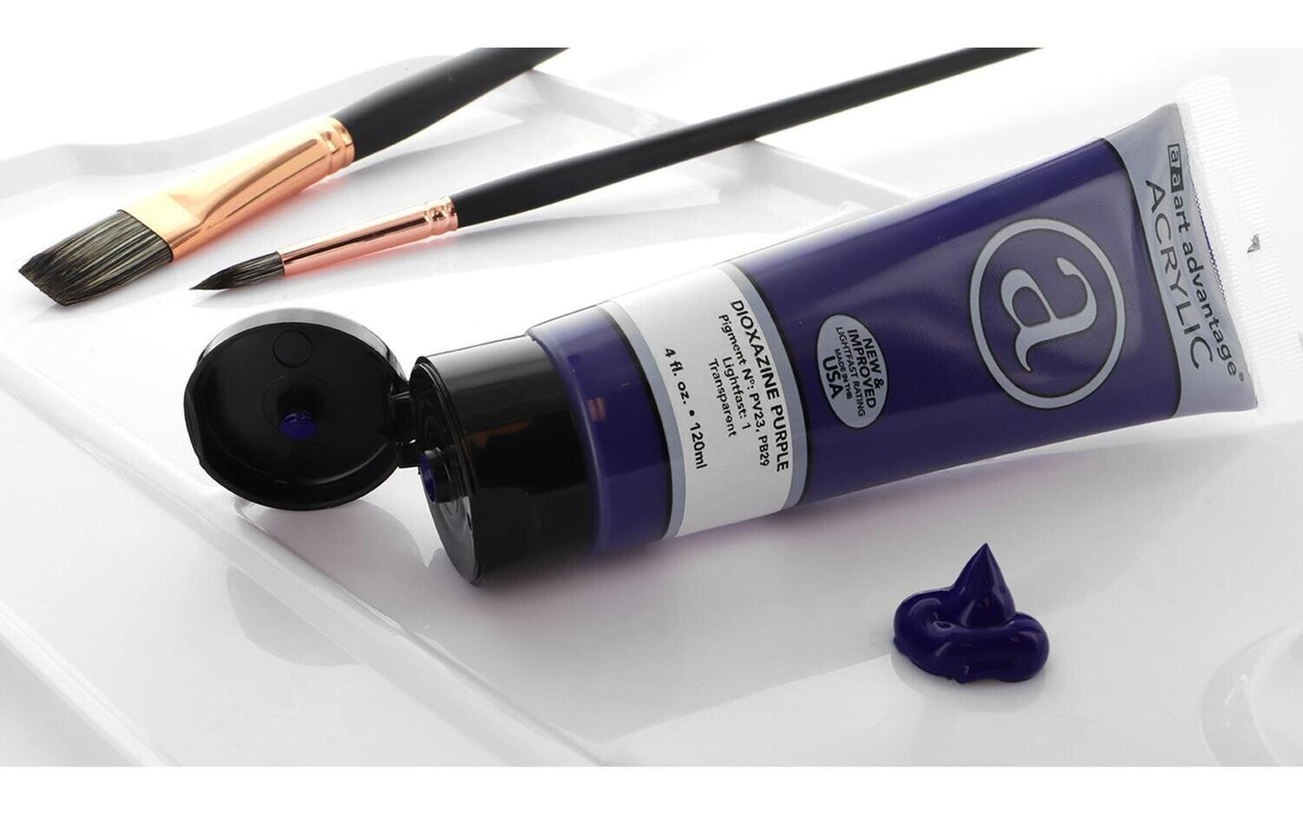 ART ADVANTAGE ACRYLIC PAINT 4oz Dioxazine Purple