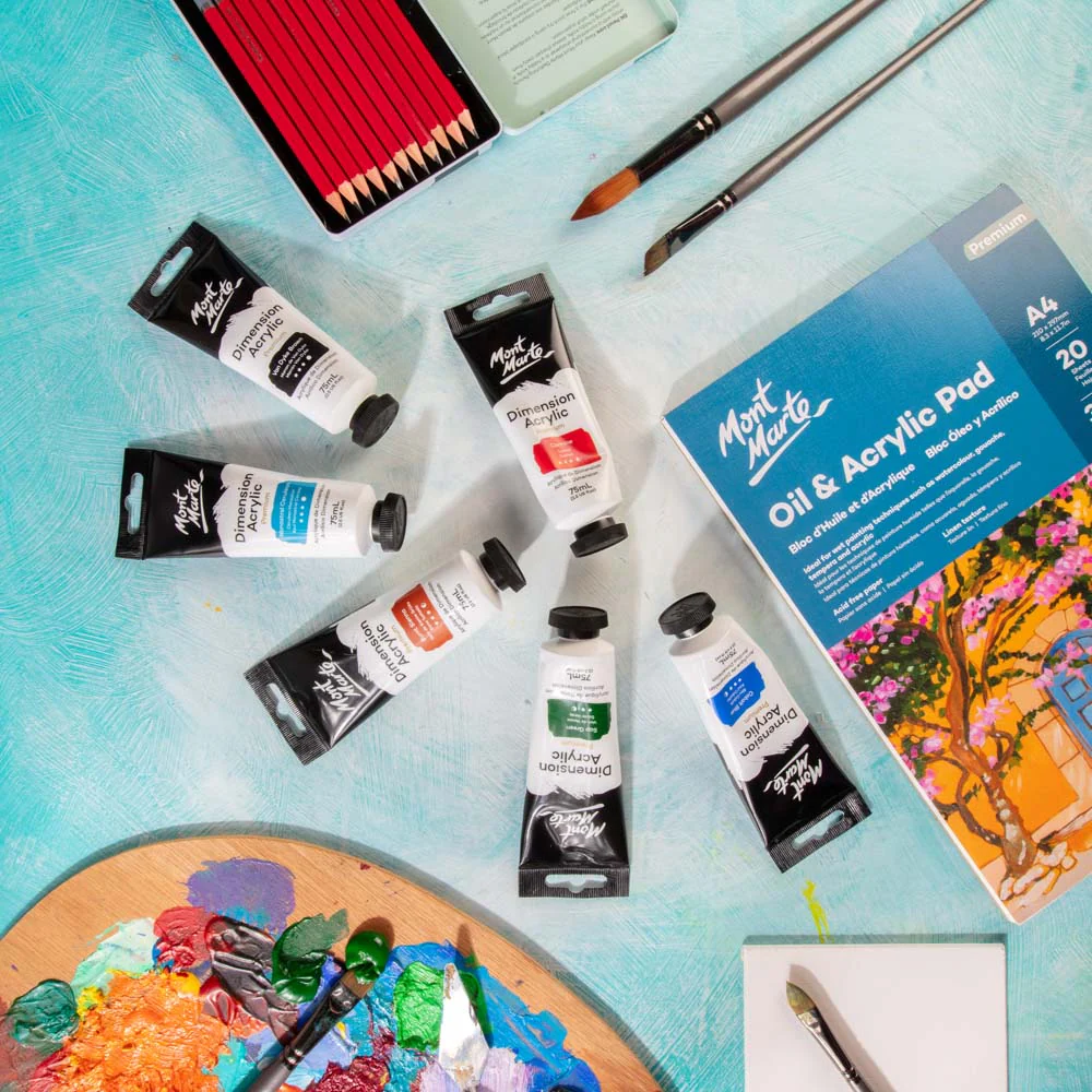 MONT MARTE DIMENSIONS ACRYLICS 75ML - Carmine