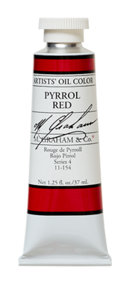 M GRAHAM PYRROL RED 37ML OIL COLOR