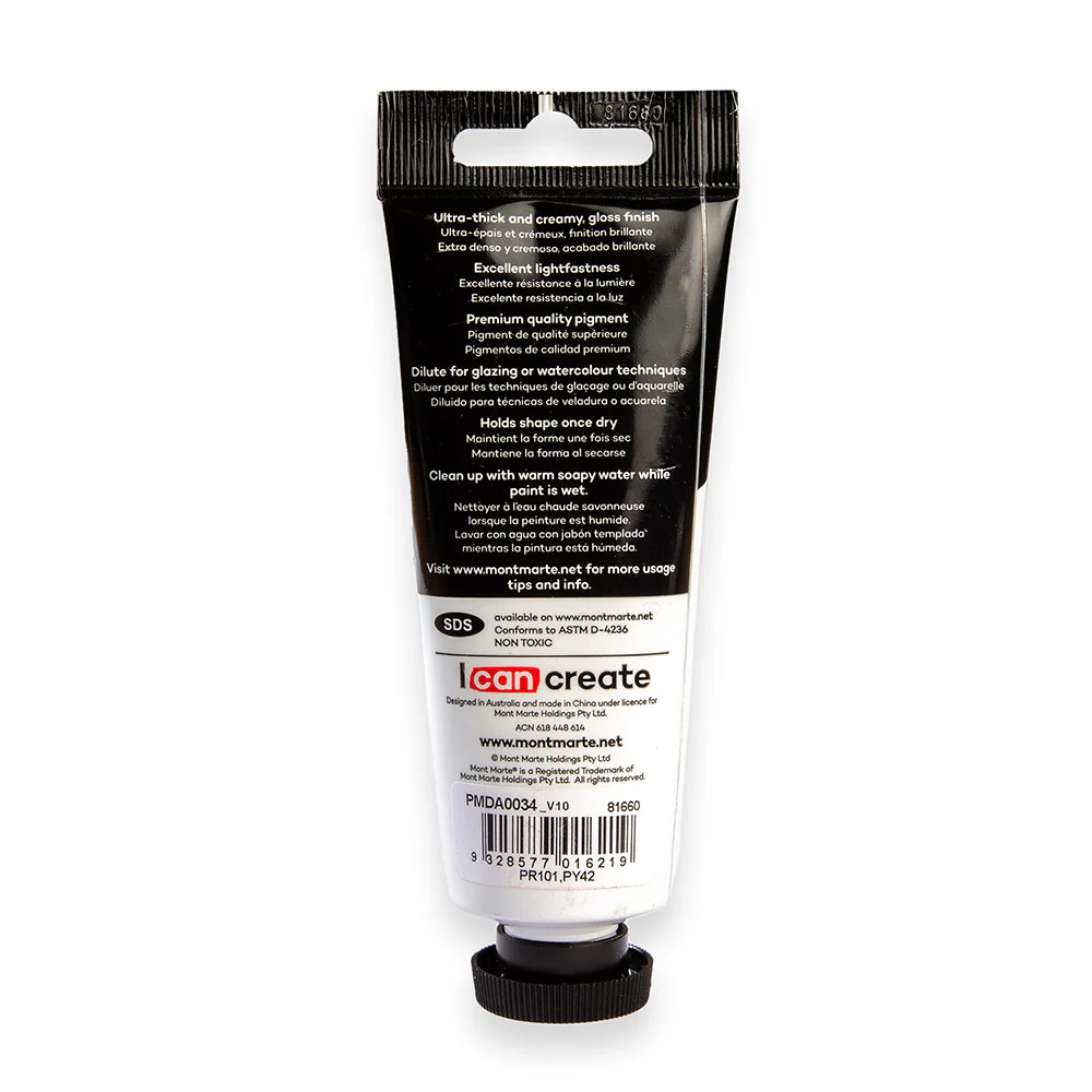 MONT MARTE DIMENSIONS ACRYLICS 75ML - Burnt Sienna