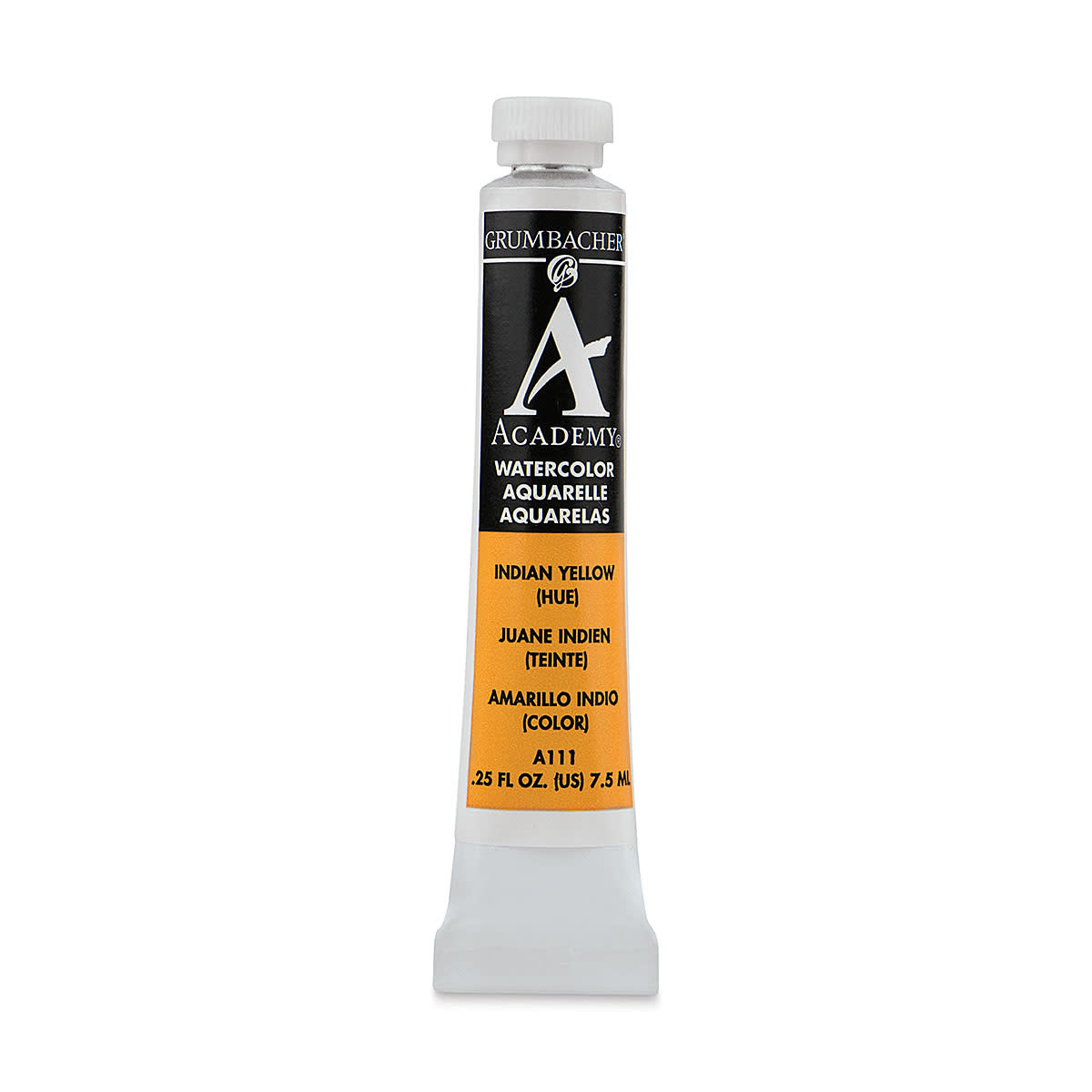GRUMBACHER ACADEMY WATERCOLOR INDIAN YELLOW 7.5ML