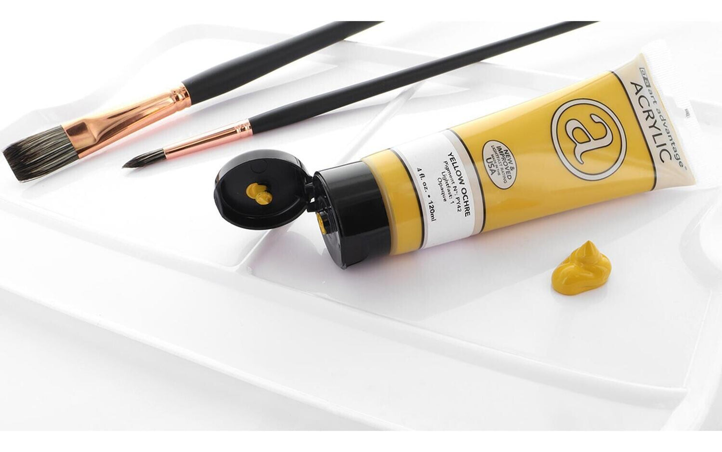 ART ADVANTAGE ACRYLIC PAINT 4oz Yellow Ochre