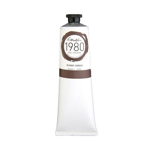 Gamblin 1980 Oil Colors - Burnt Umber