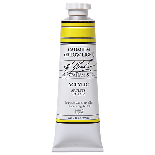 M GRAHAM CADMIUM YELLOW LIGHT 60ML TUBE ACRYLIC