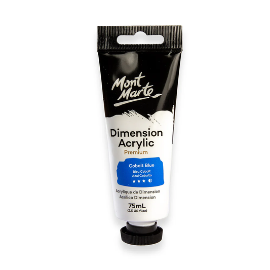 MONT MARTE DIMENSIONS ACRYLICS 75ML  - Cobalt Blue