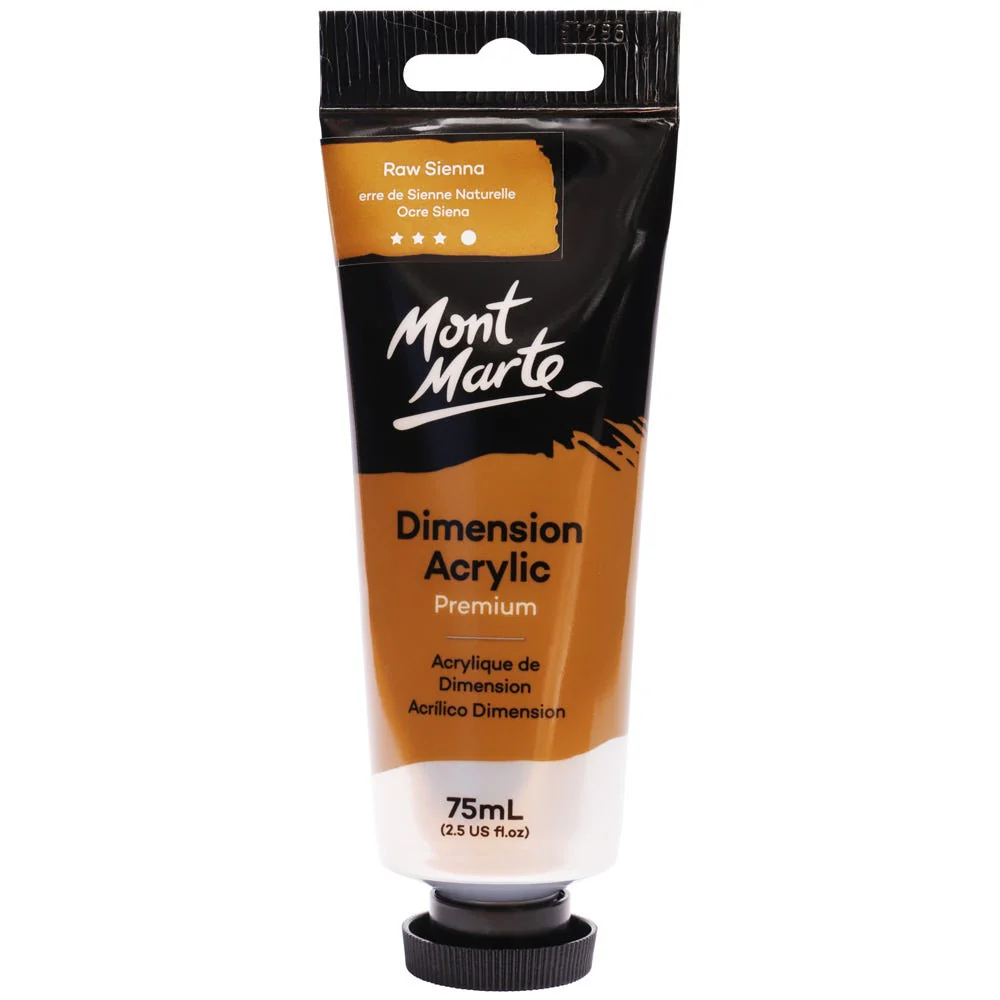 MONT MARTE DIMENSIONS ACRYLICS 75ML - Raw Sienna