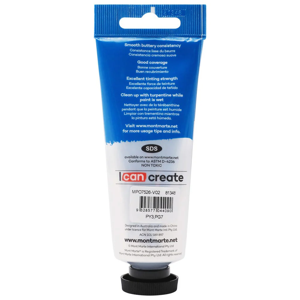 MONT MARTE Oil Paint 75ml - Light Green