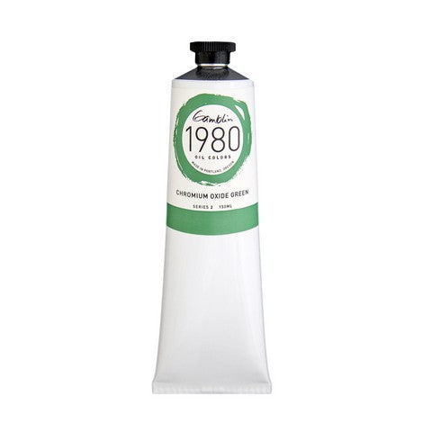 Gamblin 1980 Oil Colors - Chromium Oxide Green