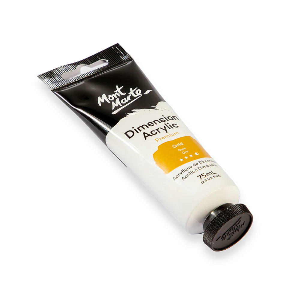 MONT MARTE DIMENSIONS ACRYLICS 75ML - Gold