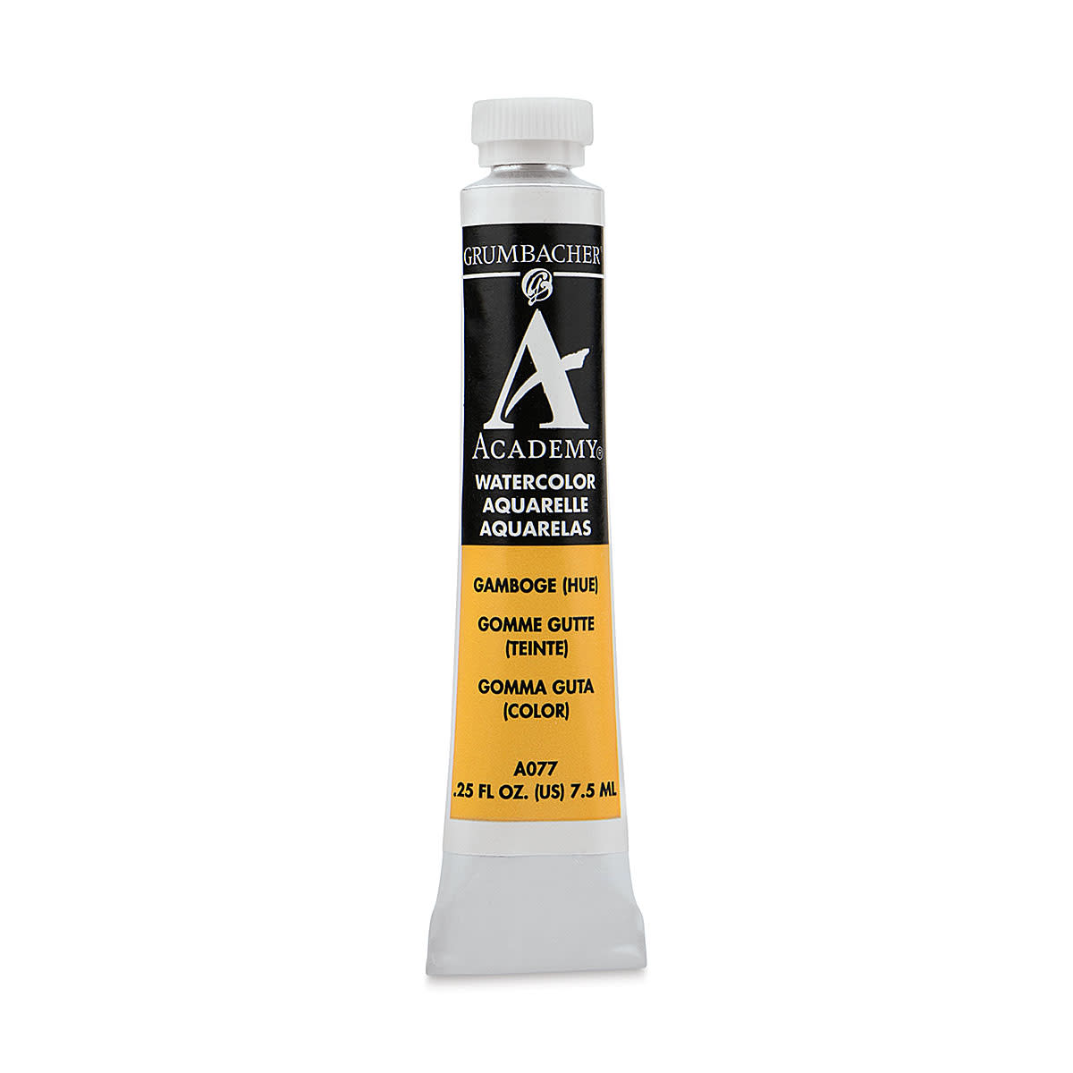 GRUMBACHER ACADEMY WATERCOLOR GAMBOGE 7.5ML