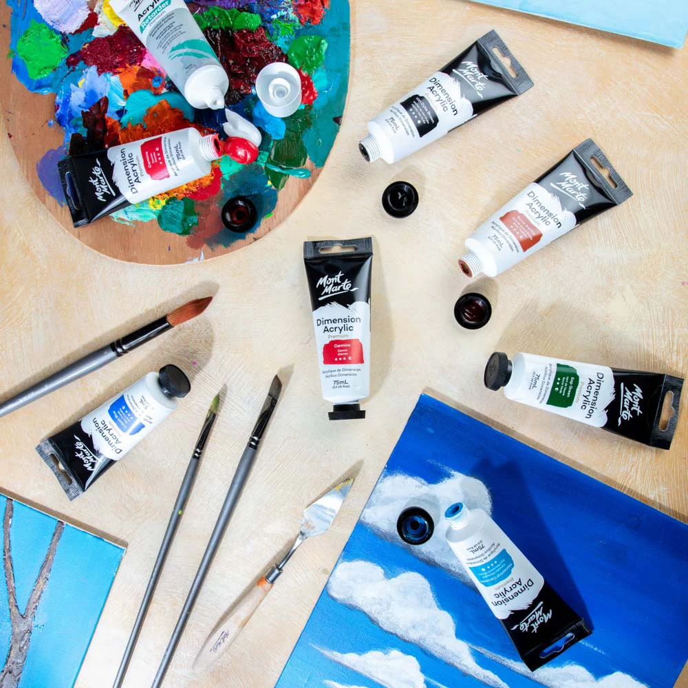 MONT MARTE DIMENSIONS ACRYLICS 75ML - Carmine