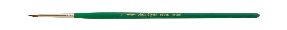 Silver Brush Crystal Series Brushes - 0, round, 6800S