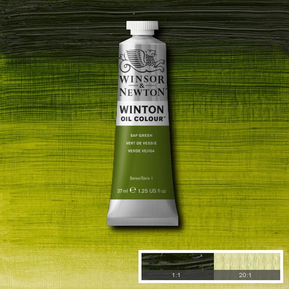 WINSOR & NEWTON WINTON OIL COLOUR 37ML SAP GREEN
