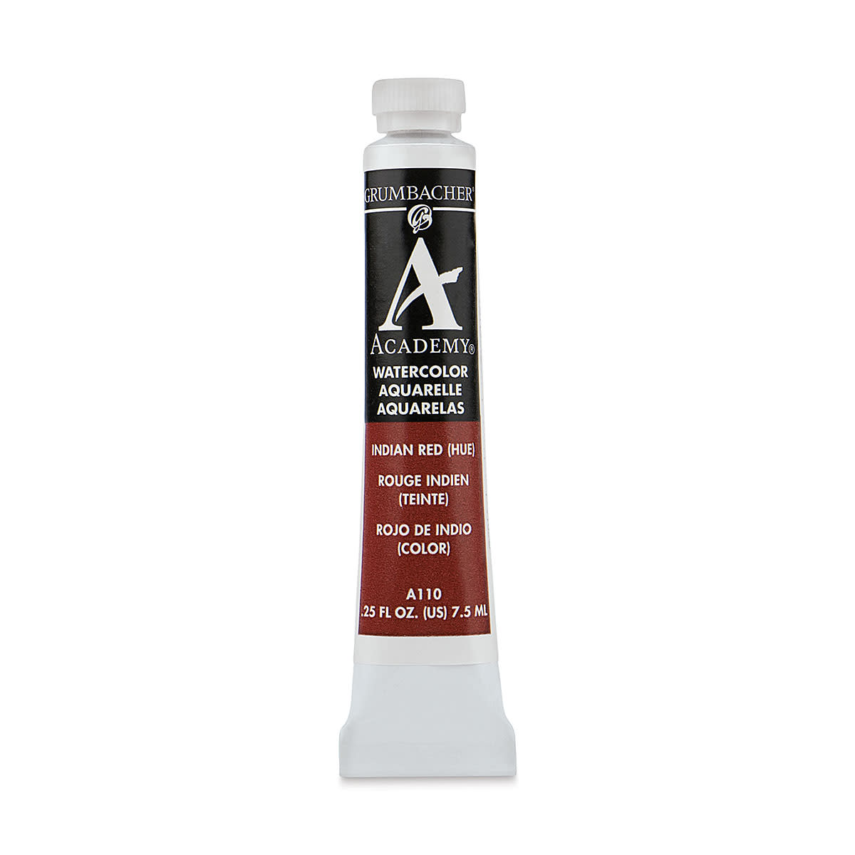 GRUMBACHER ACADEMY WATERCOLOR INDIAN RED 7.5ML