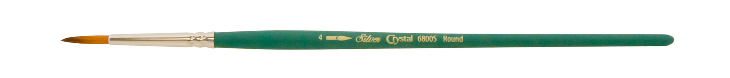 Silver Brush Crystal Series Brushes - 4, round