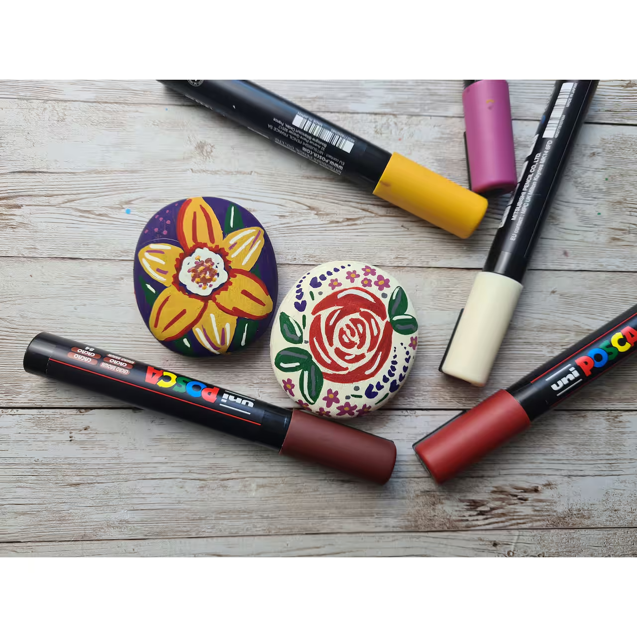 POSCA Paint Marker Sets, 8-Color PC-5M Medium Dark Colours Set