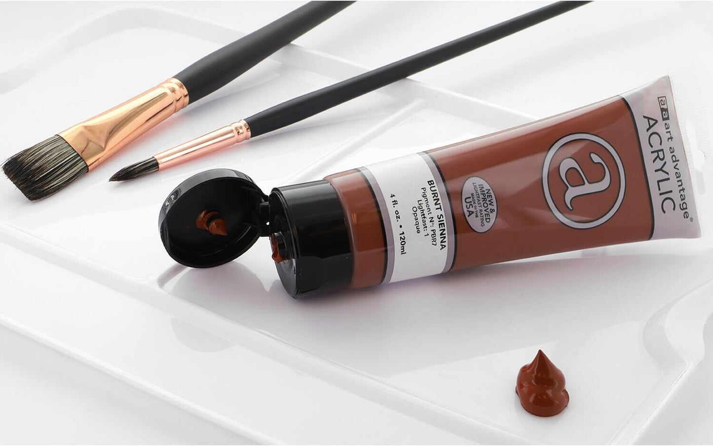 ART ADVANTAGE ACRYLIC PAINT 4oz Burnt Sienna
