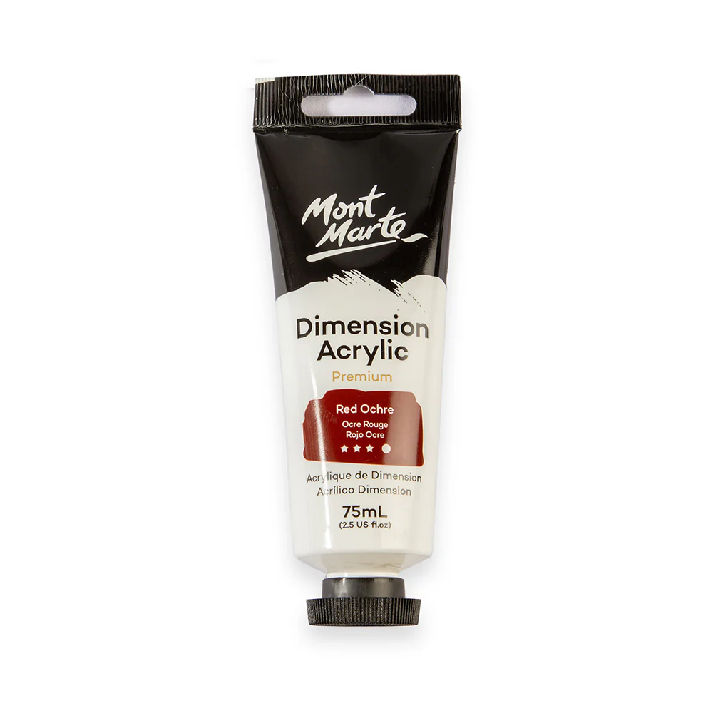 MONT MARTE DIMENSIONS ACRYLICS 75ML - Red Ochre