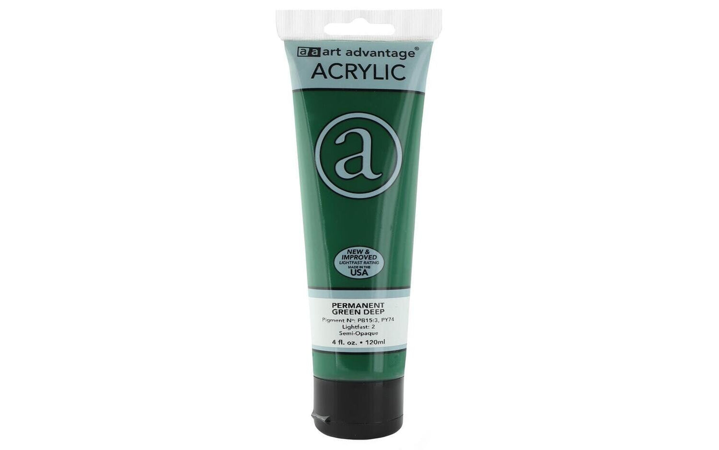 ART ADVANTAGE ACRYLIC PAINT 4oz Permanent Green Deep