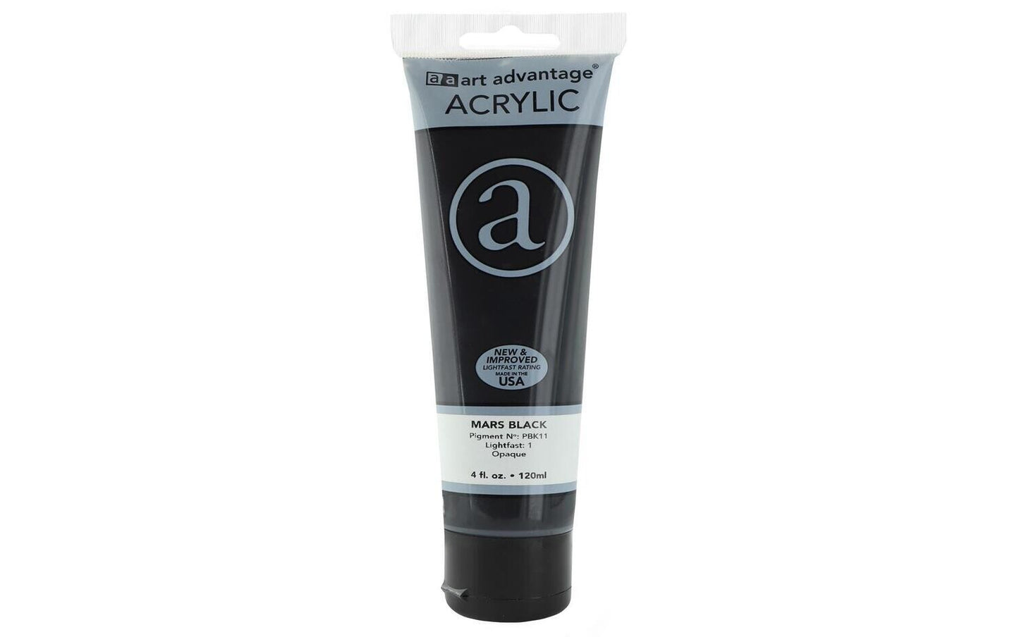 ART ADVANTAGE ACRYLIC PAINT 4oz Mars Black