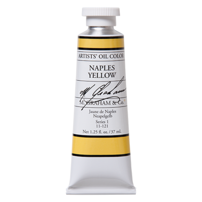 M GRAHAM NAPLES YELLOW 37ML OIL COLOR