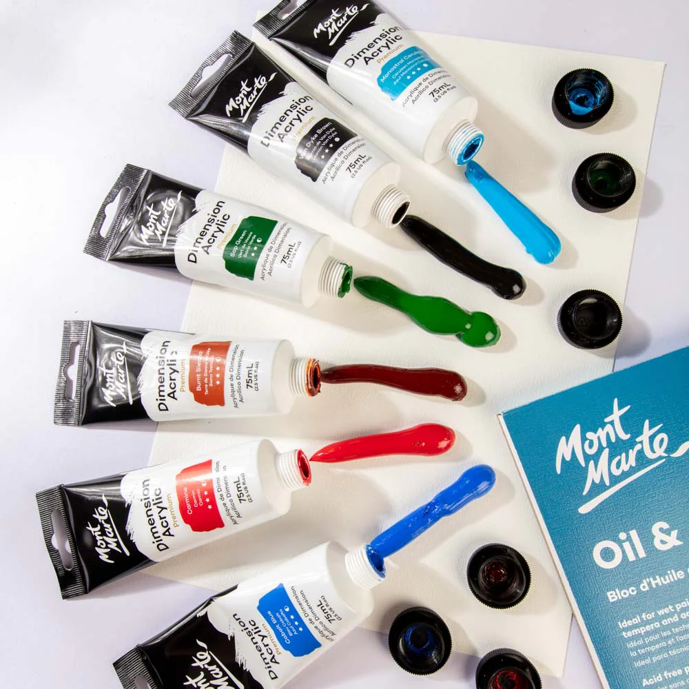 MONT MARTE DIMENSIONS ACRYLICS 75ML - Burnt Sienna