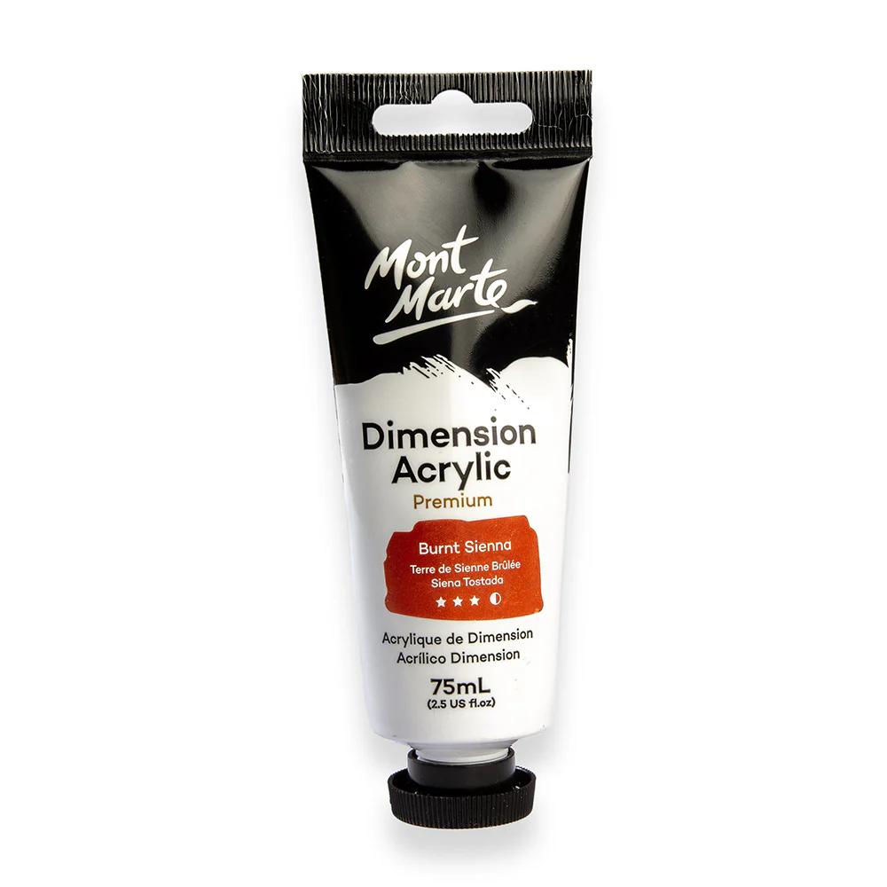MONT MARTE DIMENSIONS ACRYLICS 75ML - Burnt Sienna
