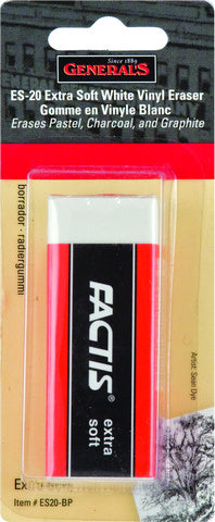 General Pencil Extra Soft White Vinyl Eraser