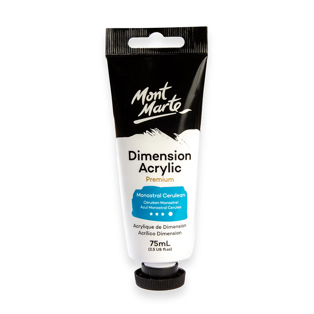 MONT MARTE DIMENSIONS ACRYLICS 75ML - Monastral Cerulean