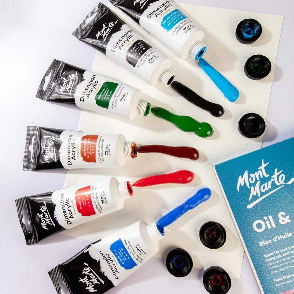 MONT MARTE DIMENSIONS ACRYLICS 75ML - Carmine