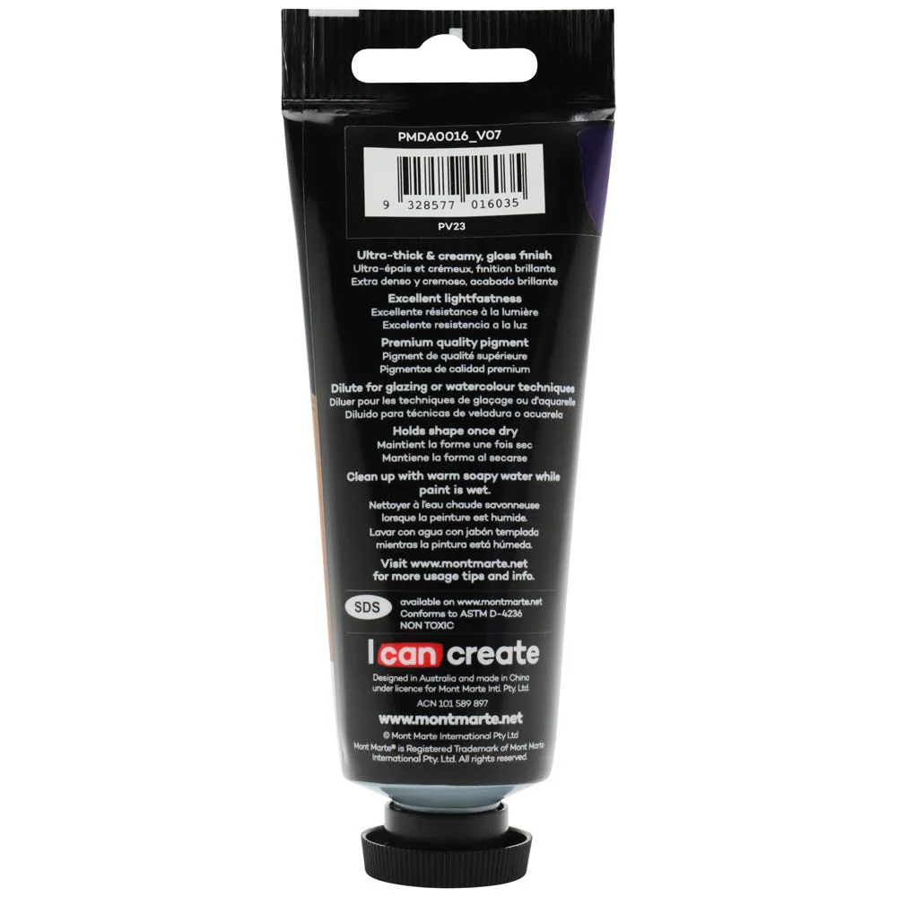 MONT MARTE DIMENSIONS ACRYLICS 75ML - Purple