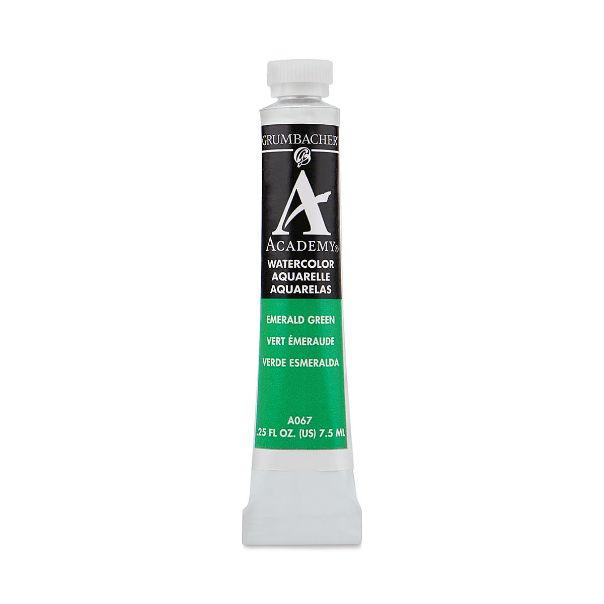 GRUMBACHER ACADEMY WATERCOLOR EMERALD GREEN 7.5ML
