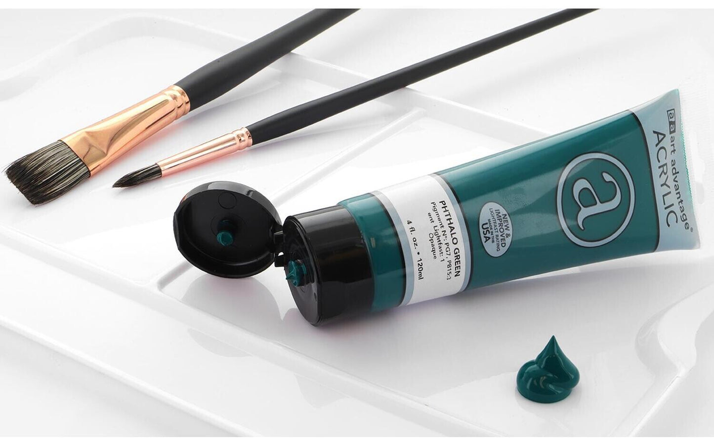 ART ADVANTAGE ACRYLIC PAINT 4oz Phthalo Green