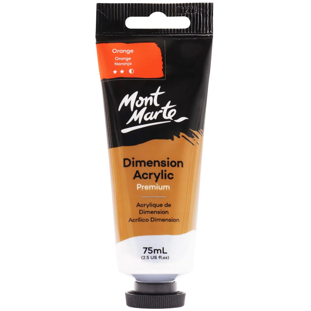 MONT MARTE DIMENSIONS ACRYLICS 75ML - Orange