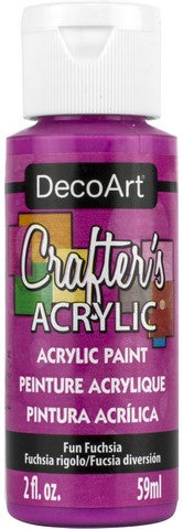 DECO ART CRAFTERS ACRYLIC FUN FUCHSIA 2OZ