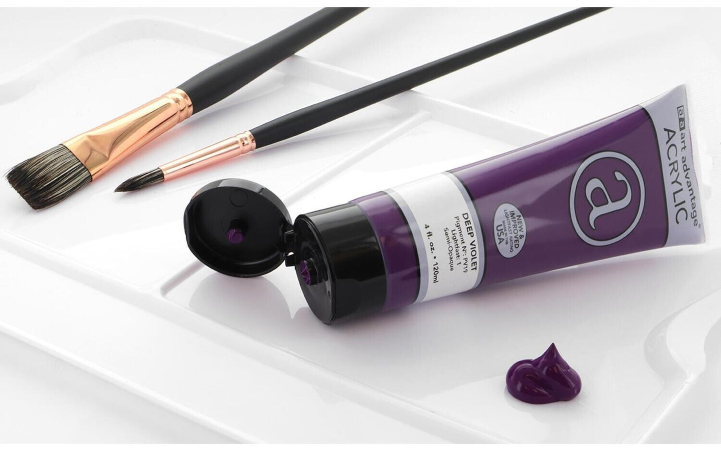 ART ADVANTAGE ACRYLIC PAINT 4oz Deep Violet