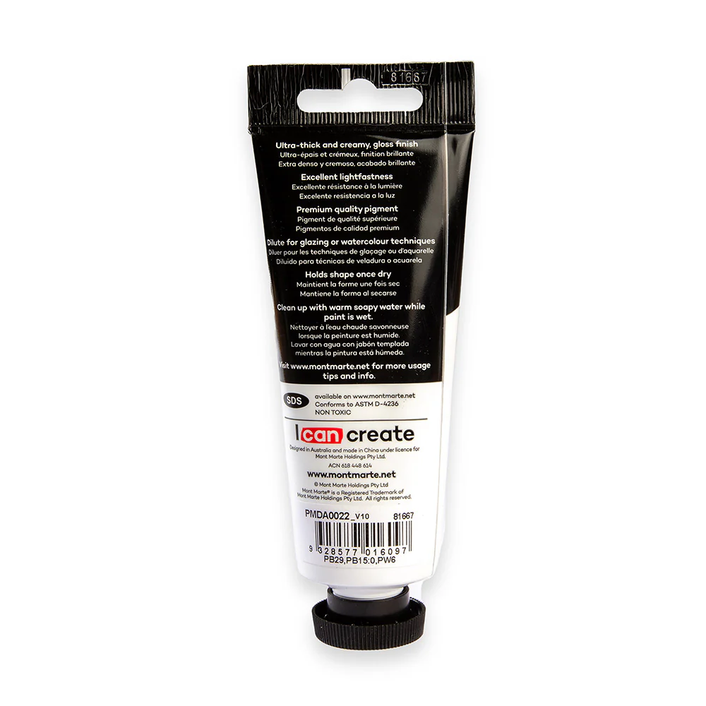 MONT MARTE DIMENSIONS ACRYLICS 75ML - Cobalt Blue