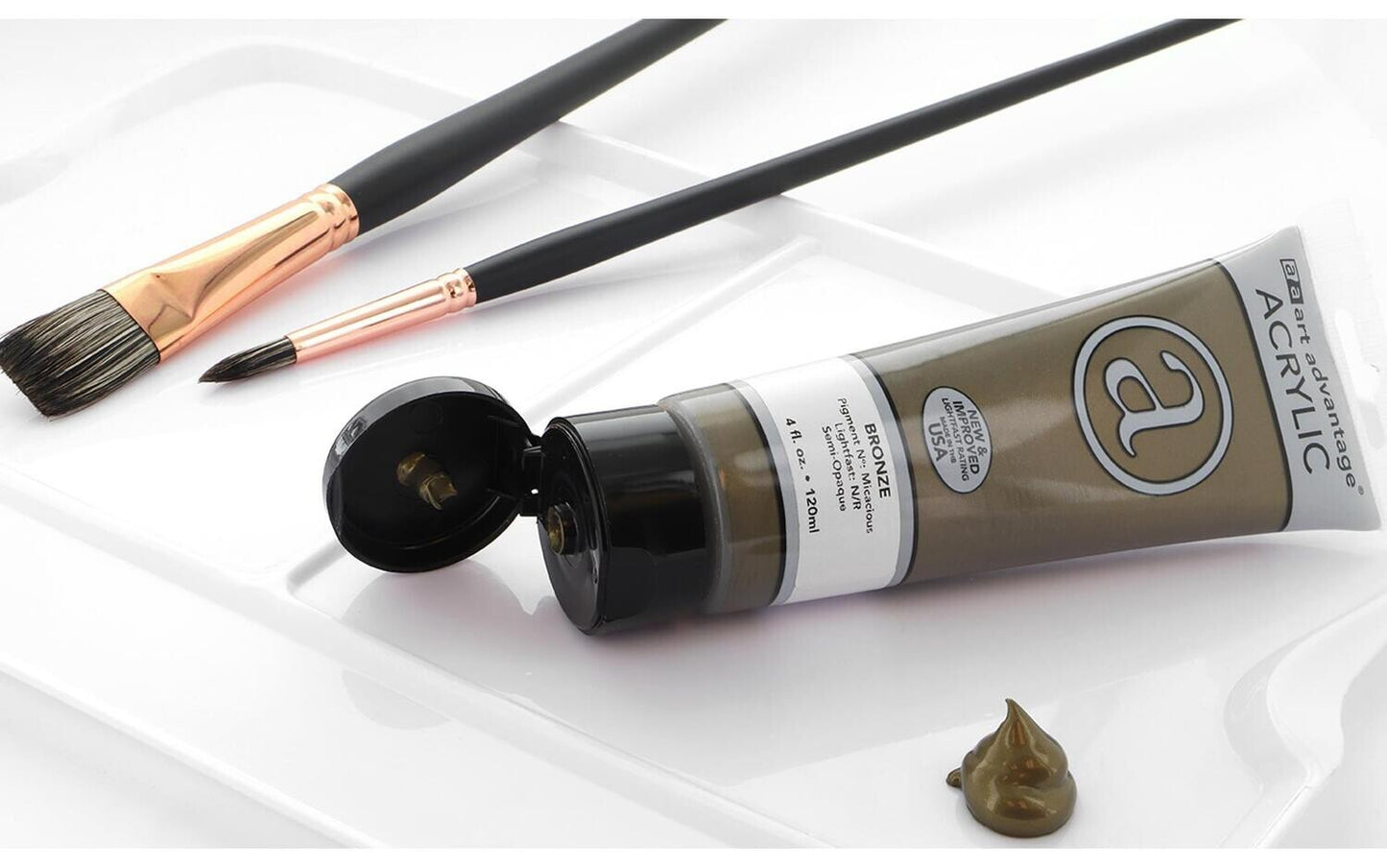 ART ADVANTAGE ACRYLIC PAINT 4oz Bronze